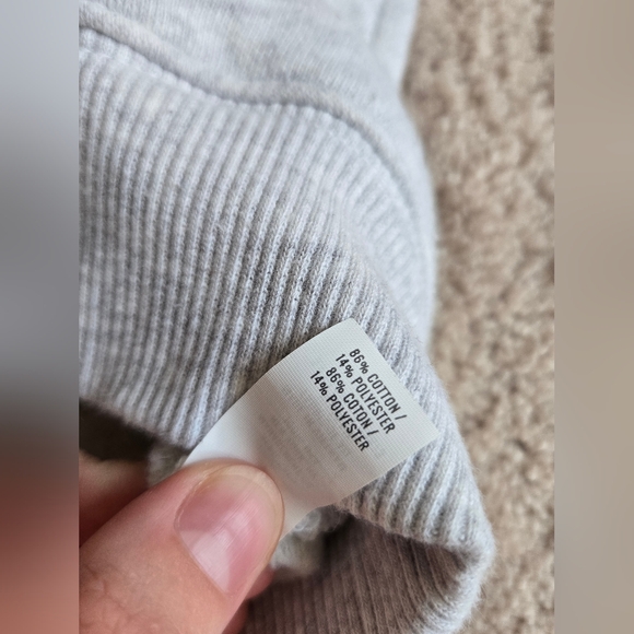 Aerie Alaska Mock Neck Sweatshirt In Gray Color - Picture 9 of 11